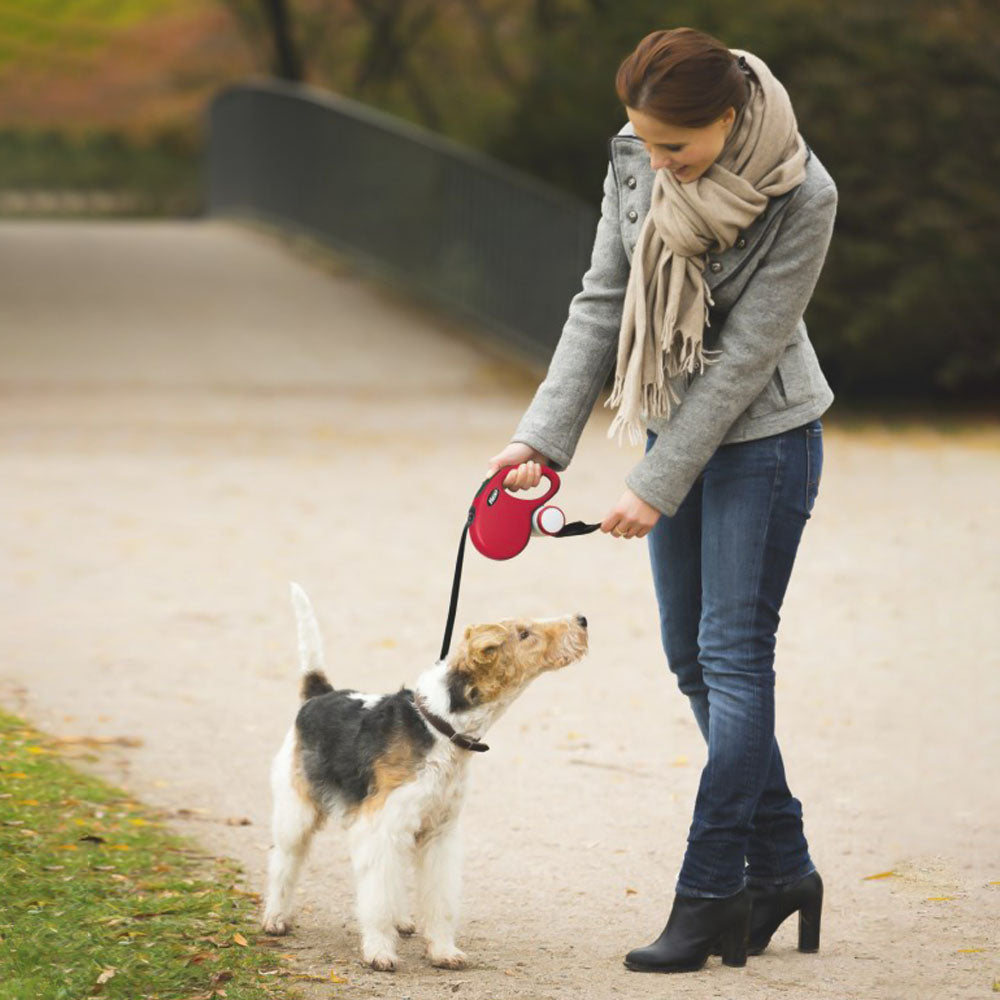 Flexi Classic Cinghia 5m con sistema di frenata breve LED e Multi Box