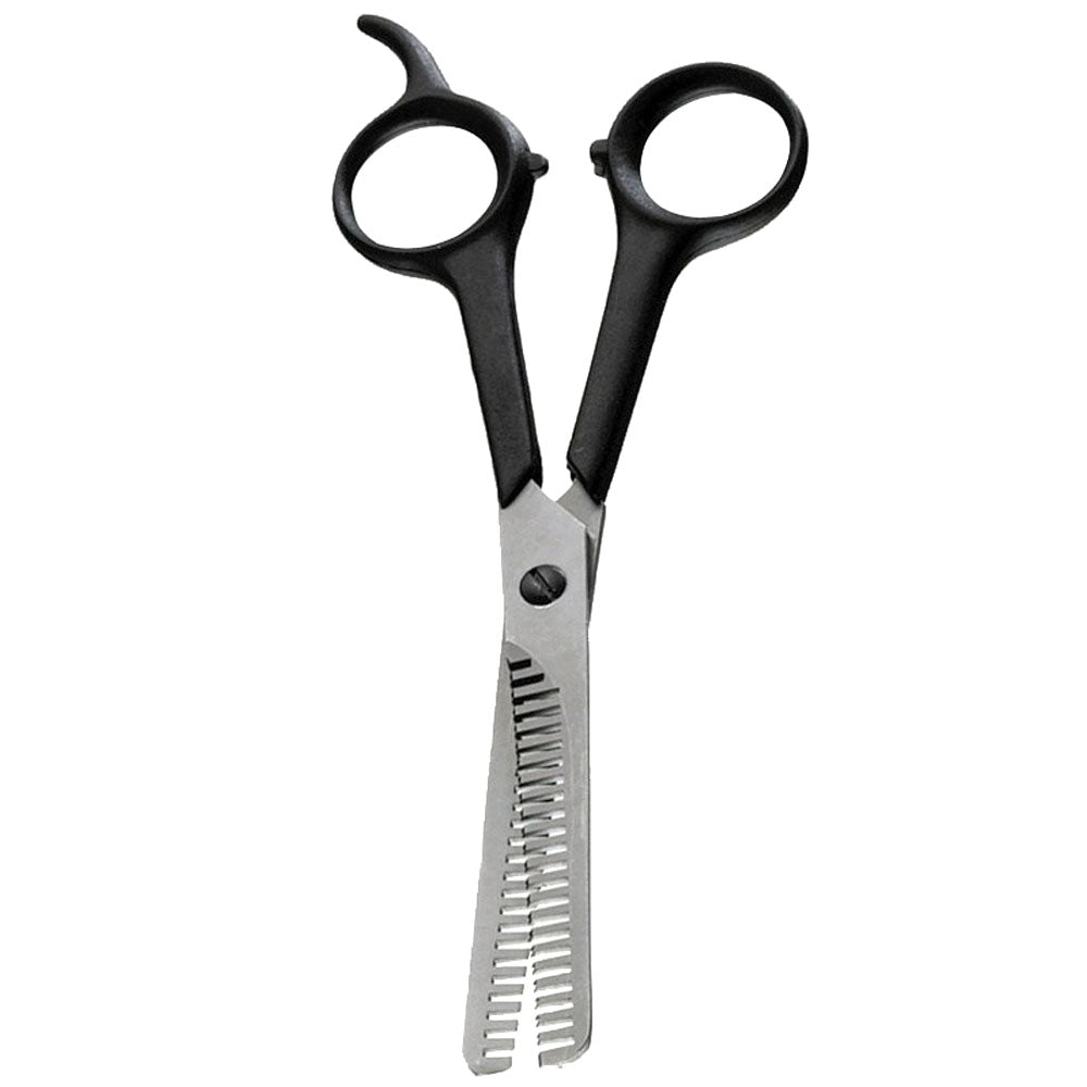 Forbice sfoltitrice dentellata su due lati per toelettatura cane 17cm