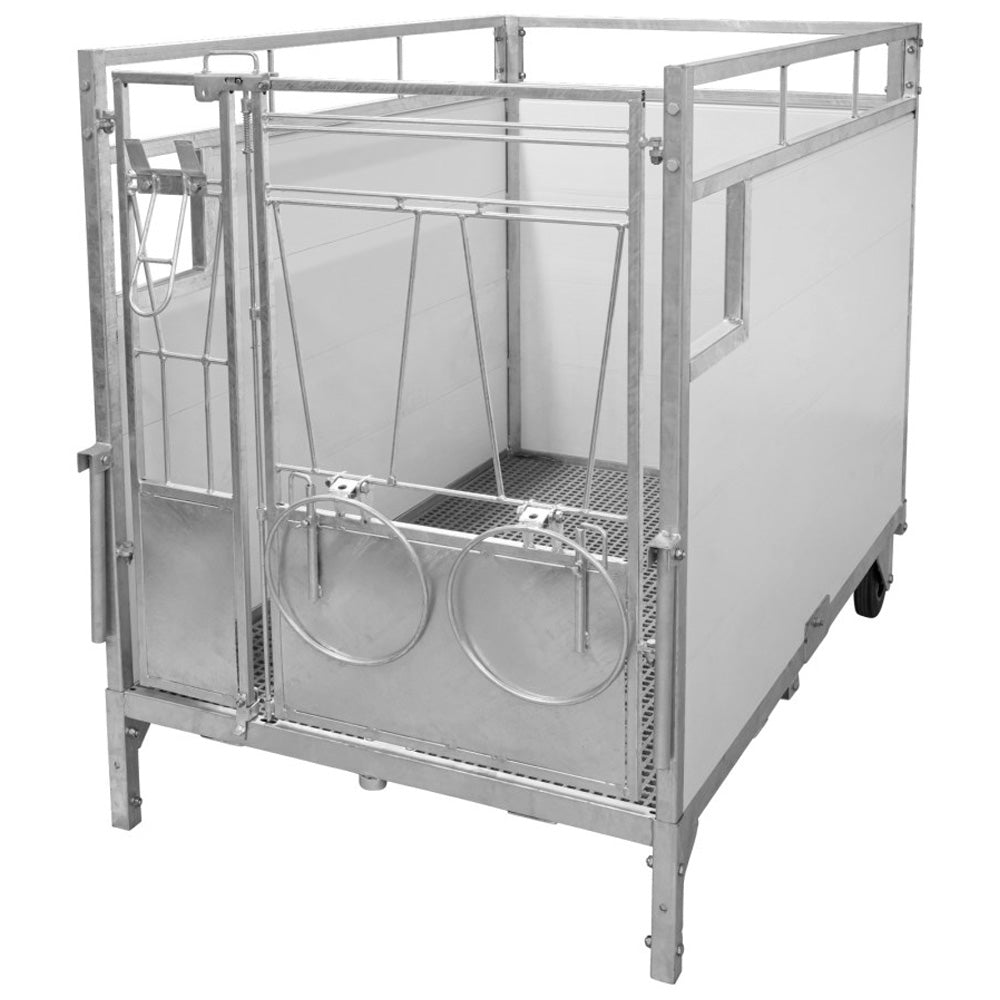 Box per vitelli grande premium con fondo orientabile resistente