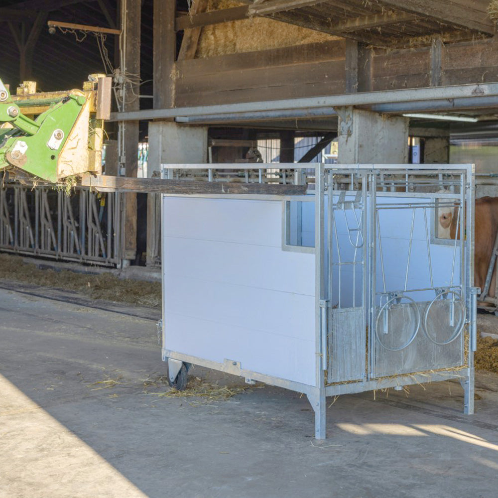 Box per vitelli grande premium con fondo orientabile resistente