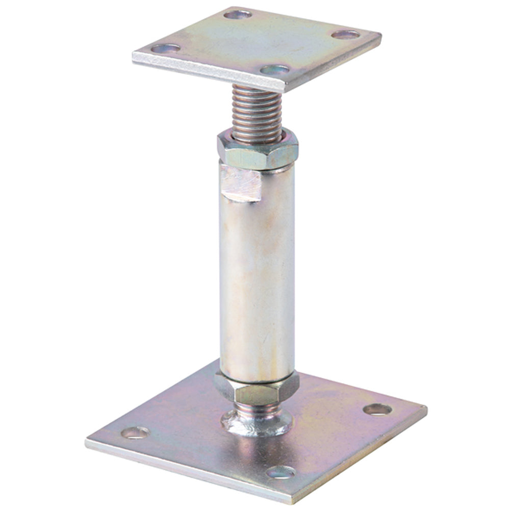 Supporto palo regolabile zincato 150–190mm