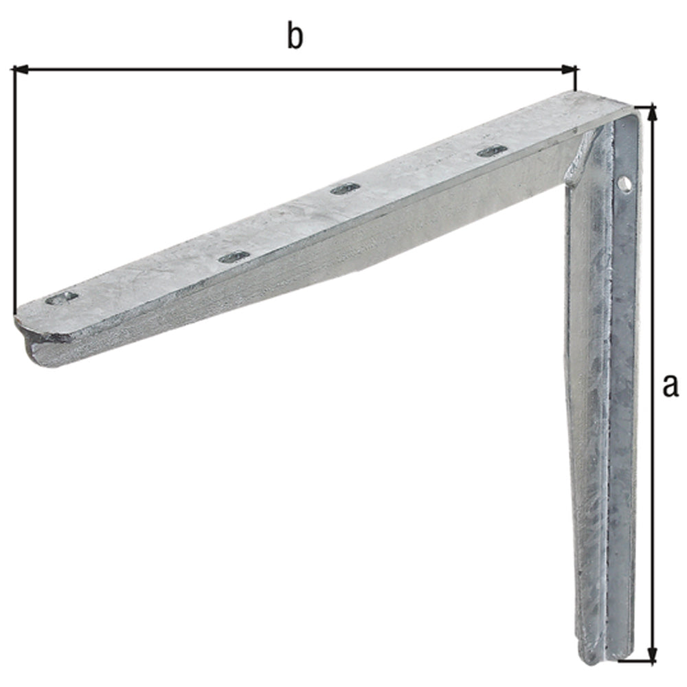 Reggimensola in acciaio zincato profilo a T