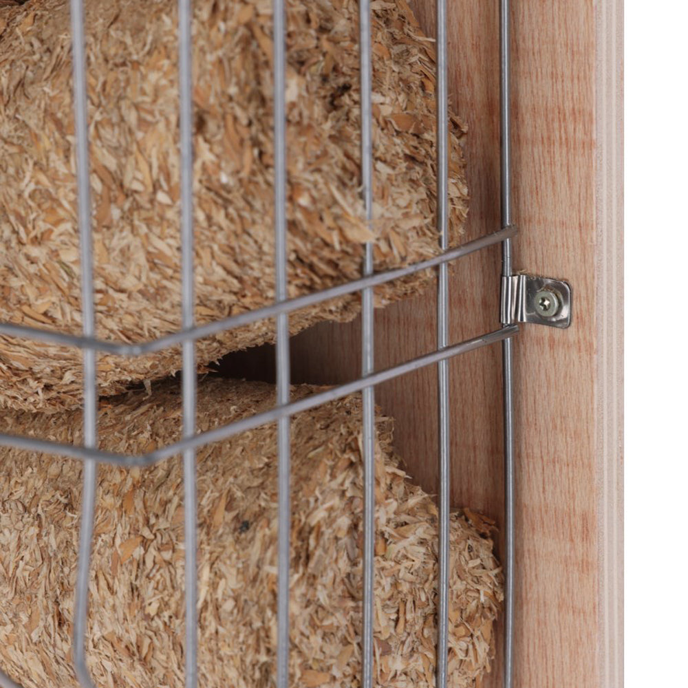 Rastrelliera per fieno versatile per piccoli animali e pollame