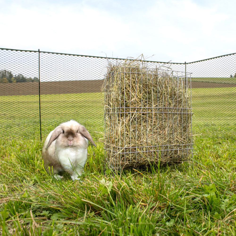 Rastrelliera per fieno versatile per piccoli animali e pollame