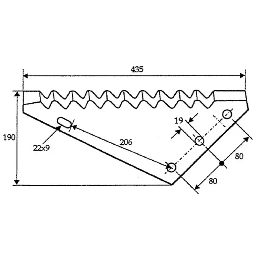 Coltello di ricambio per miscelatore Italmix