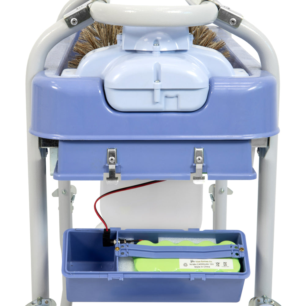 ApiTek® Spazzatrice elettrica api con sensore luce e batteria 12V