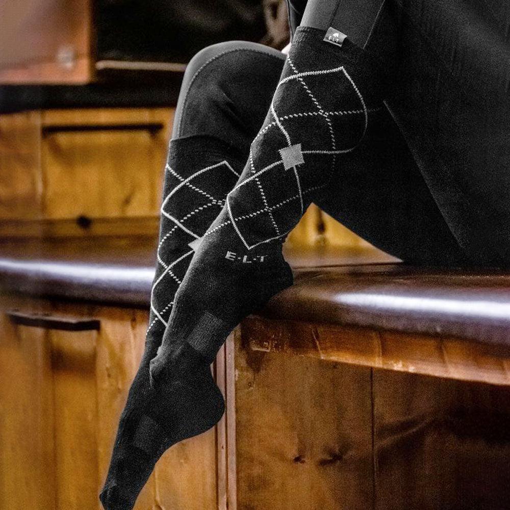 Calze Equitazione Argyle Classiche e Traspiranti