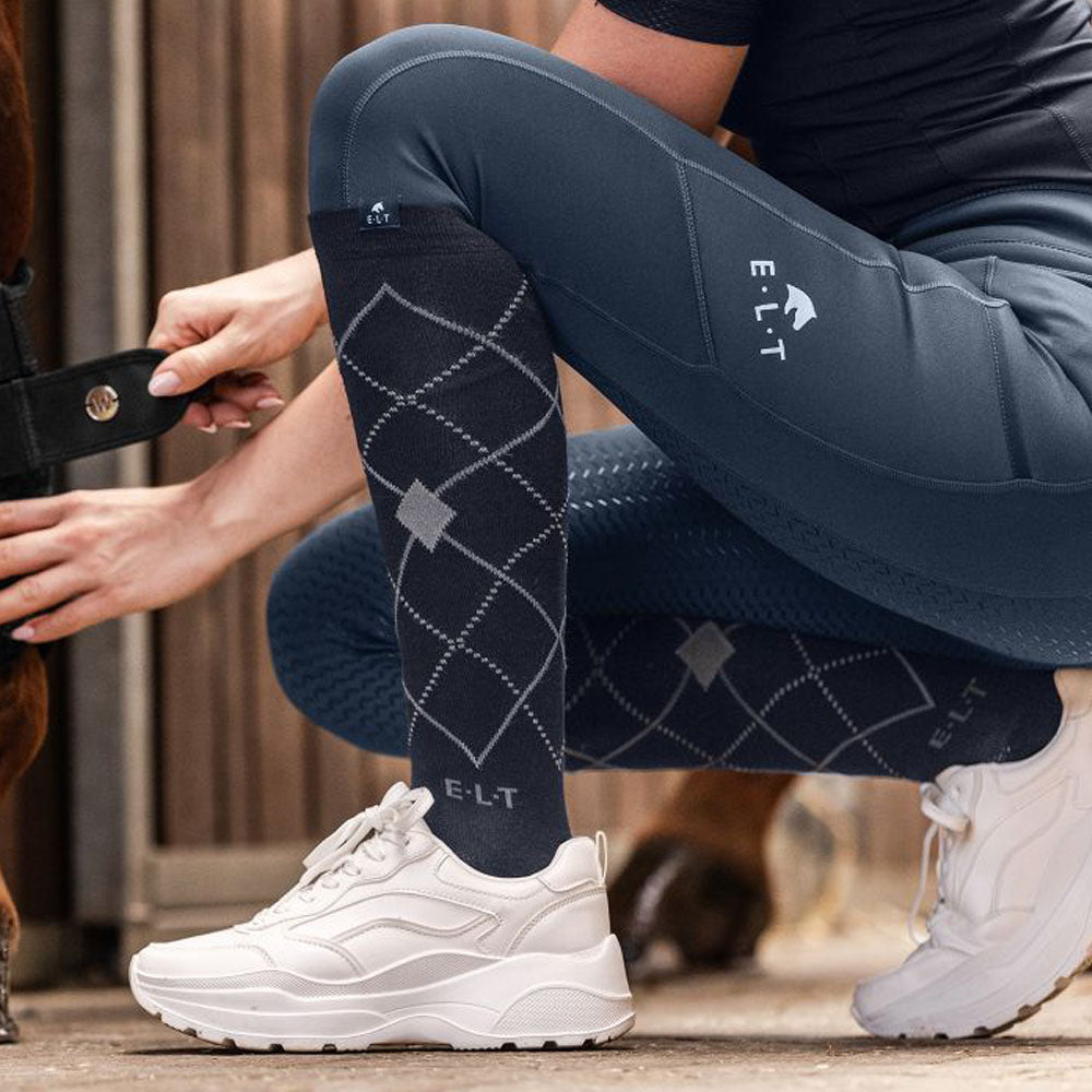 Calze Equitazione Argyle Classiche e Traspiranti