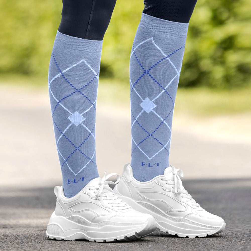 Calze Equitazione Argyle Classiche e Traspiranti