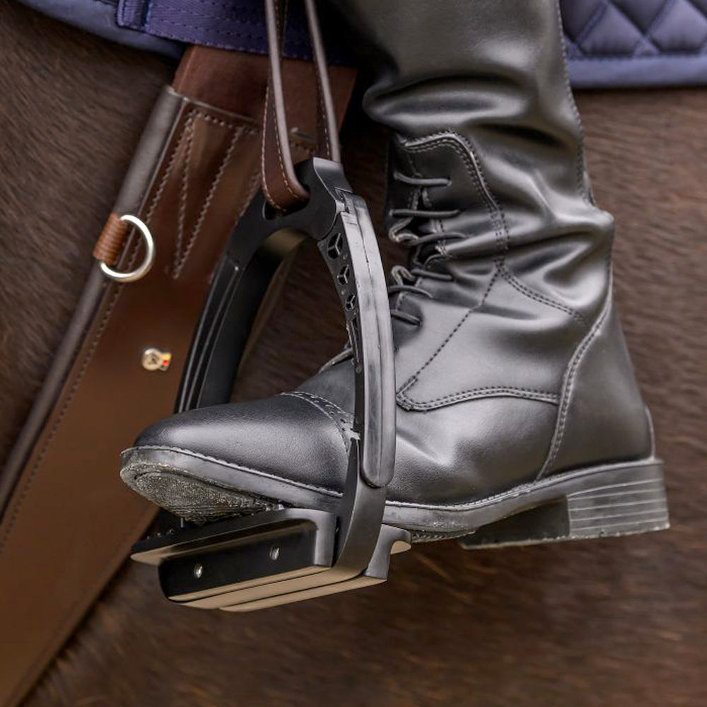 Pro Staffa di Sicurezza in per Equitazione con Cerniera Anticaduta - 12cm