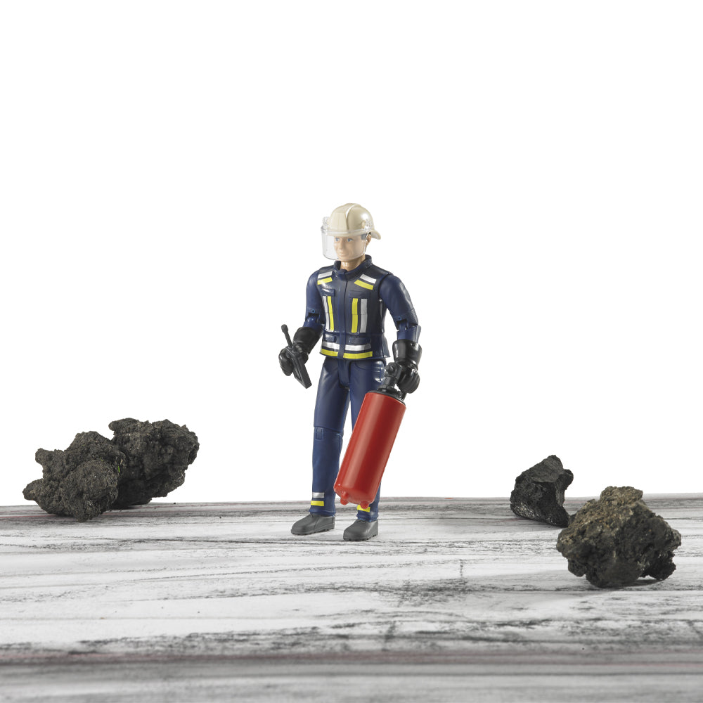 Pompiere Bruder con equipment e accessori di salvataggio