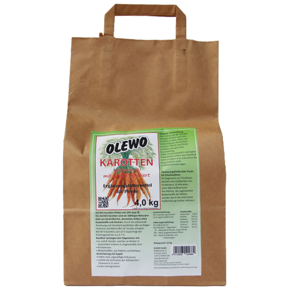 Olewo Carrot Snack Pellets with Oil