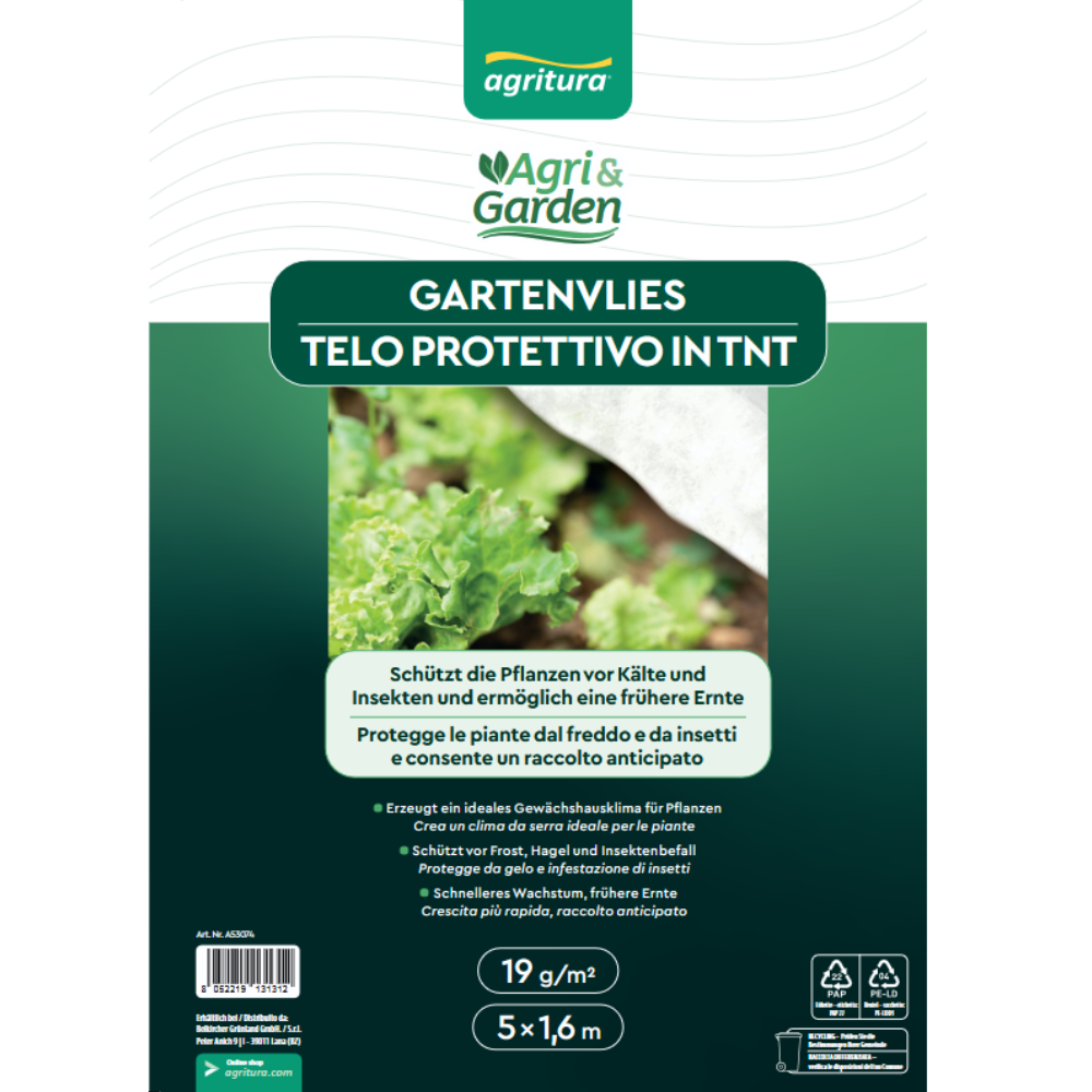 Agritura Gartenvlies Frostschutzvlies 19g/m²