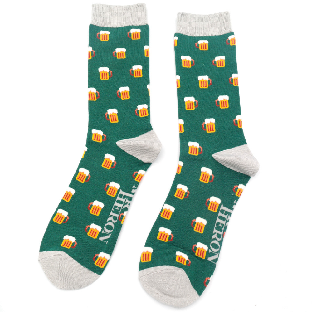 Herrensocken Bambus Miss Sparrow - Bier