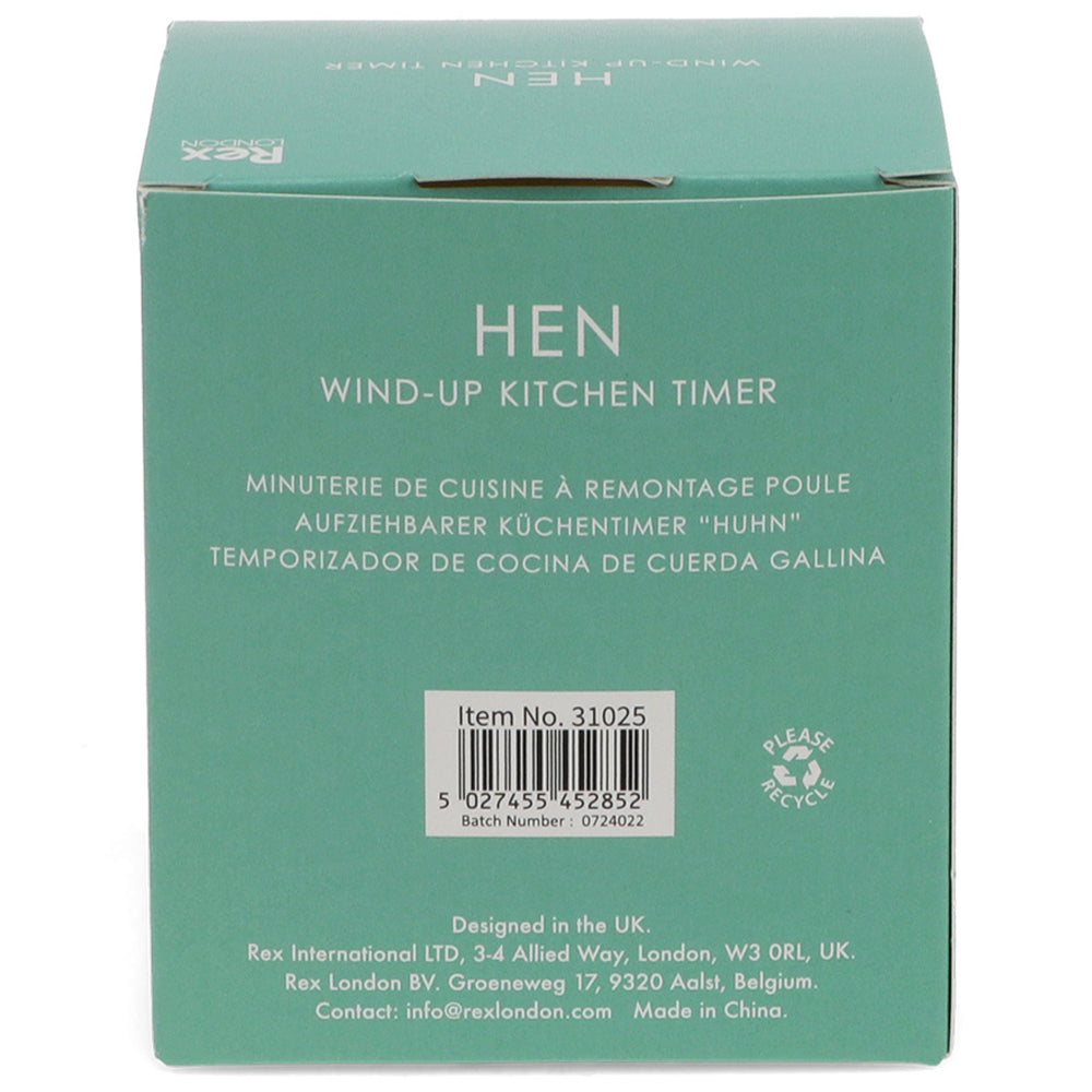 Wind-Up Kitchen Timer Rex London – Chicken