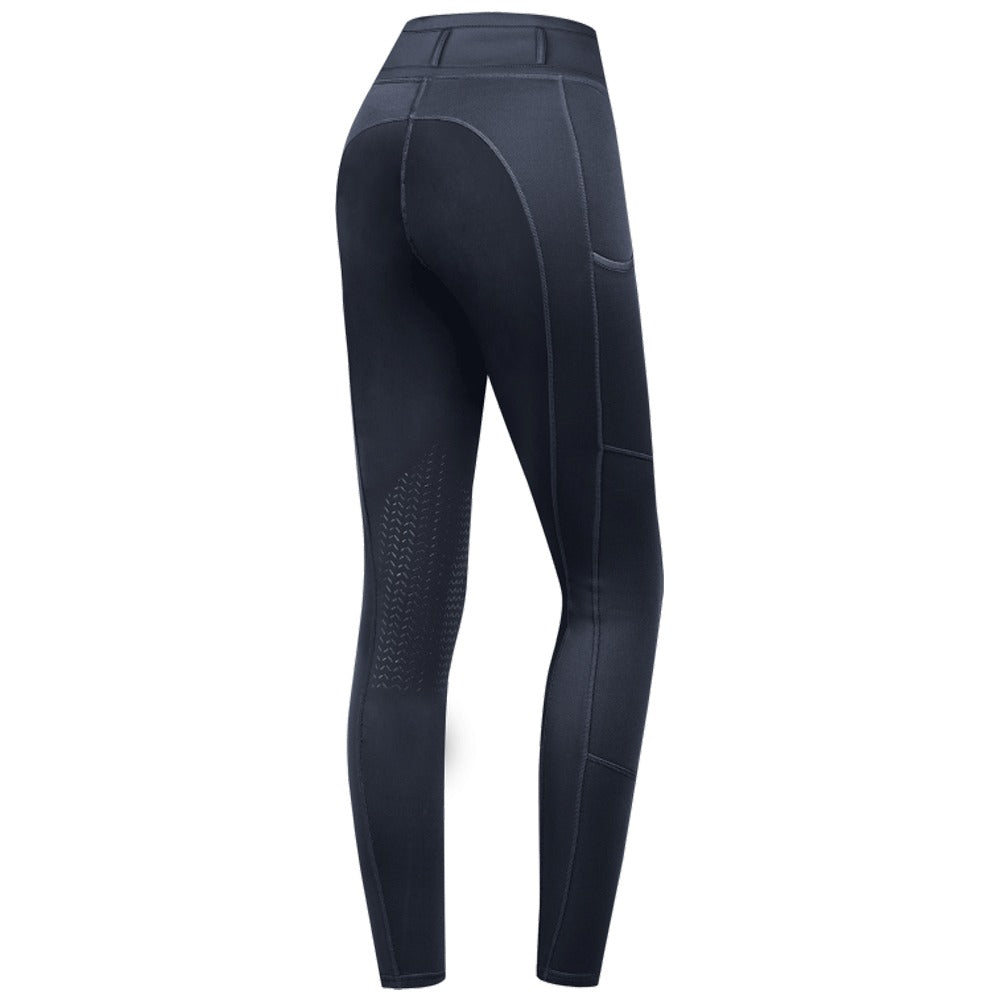 Ella Riding Leggings (Silicone Knee Grip) – Midnight Blue