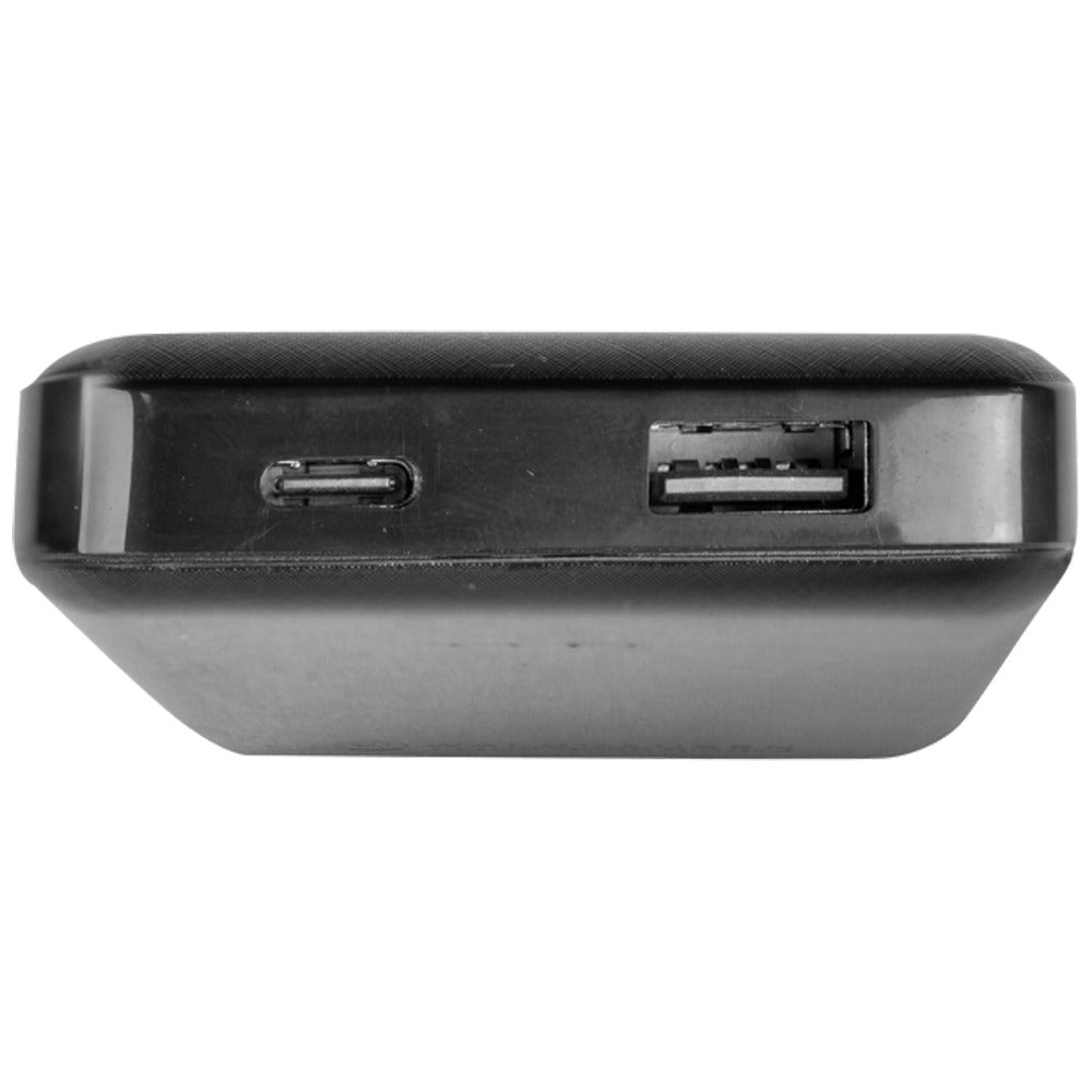 Powerbank 92x64mm, nera, 5000 mAh