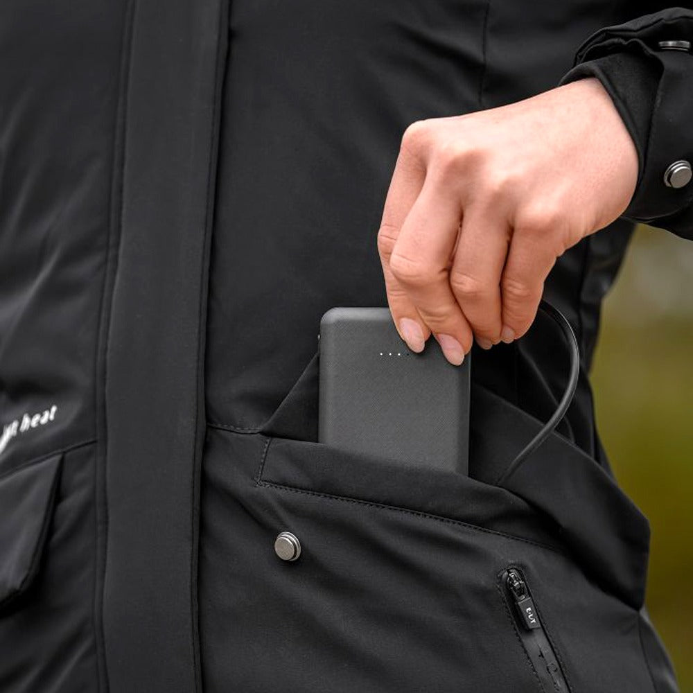 Powerbank 92x64mm, nera, 5000 mAh