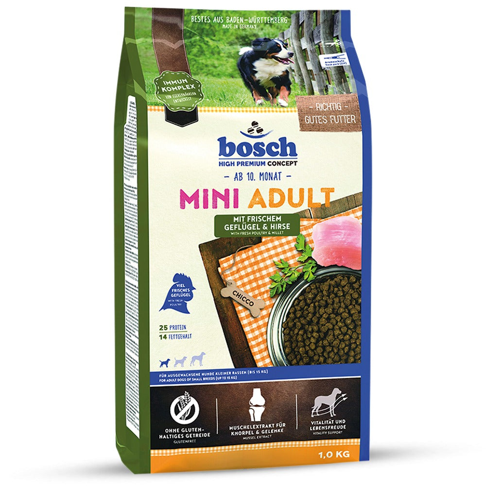 Bosch HPC Mini Adult with Poultry & Millet