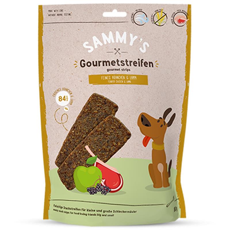 Bosch Sammy’s Strisce Gourmet Snack per Cani Pollo e Agnello