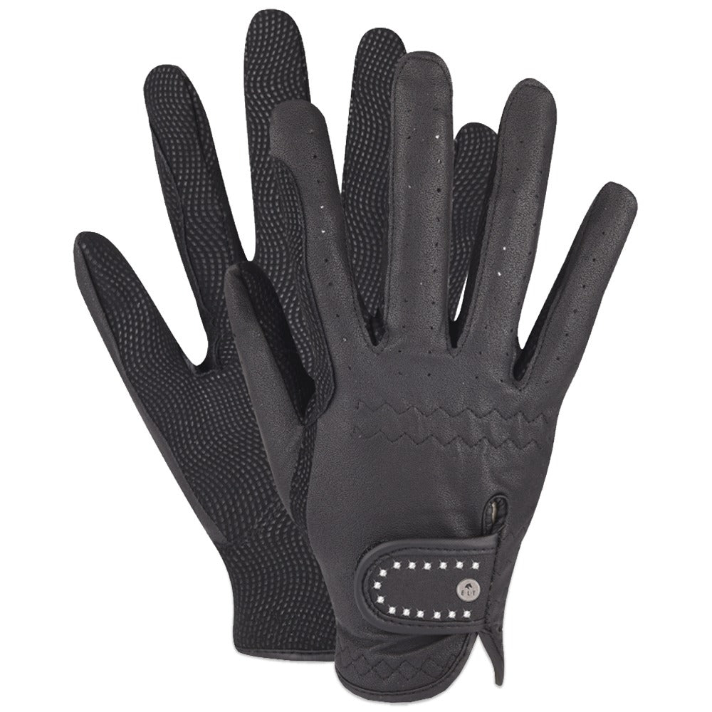 Allrounder Black Riding Gloves for Children