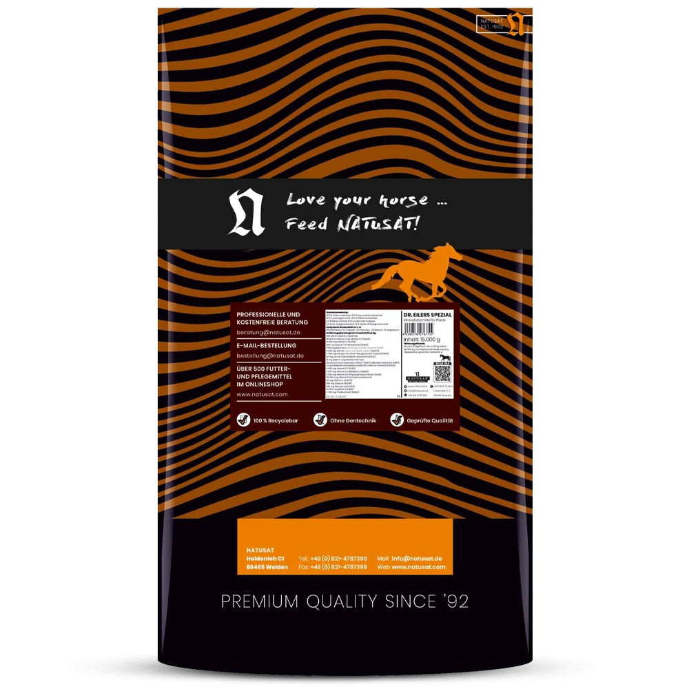Natusat Dr. Eilers Spezial Pellets Mineralfutter für Pferde