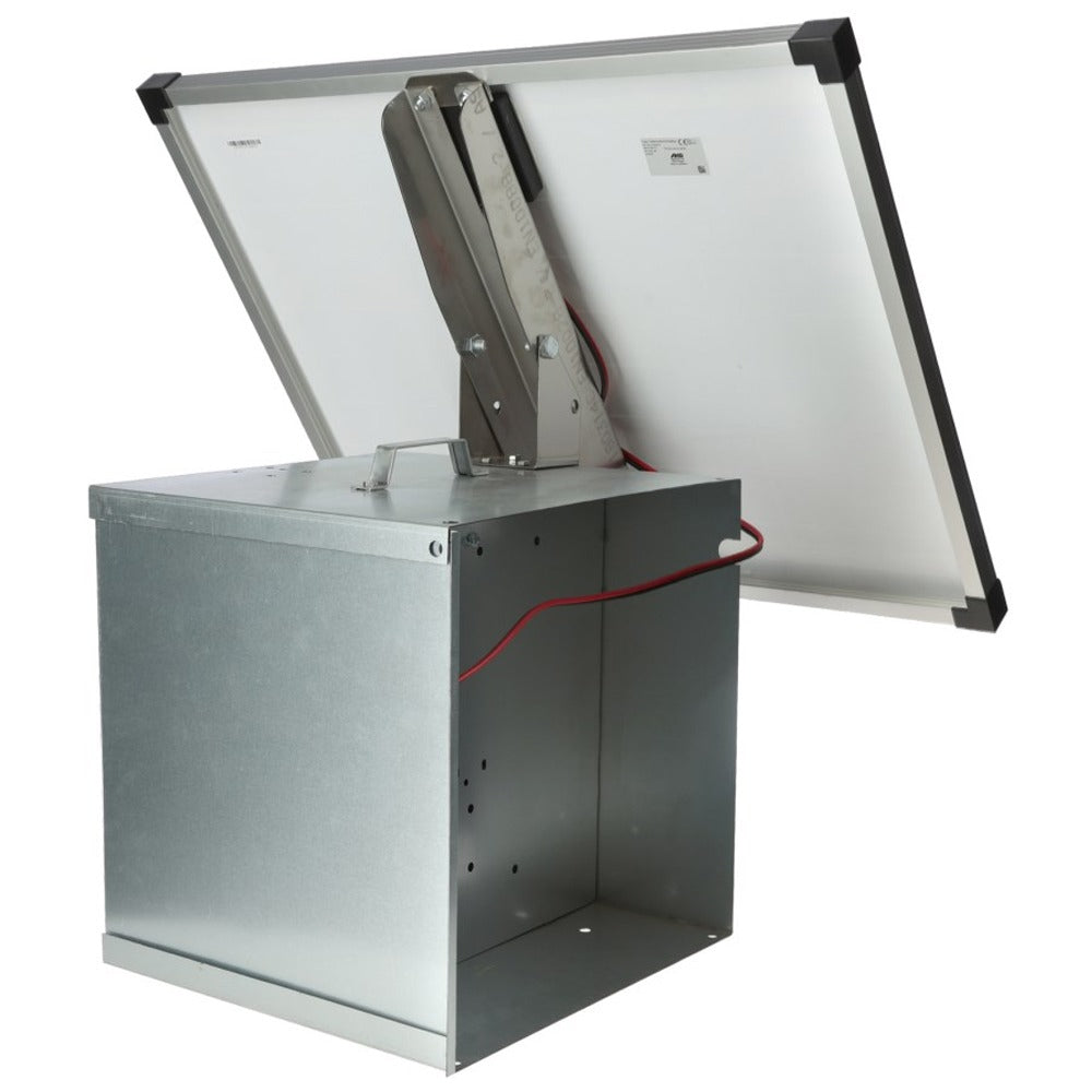 Kerbl Solarmodul 55 W mit Laderegler und MC4-Anschluss