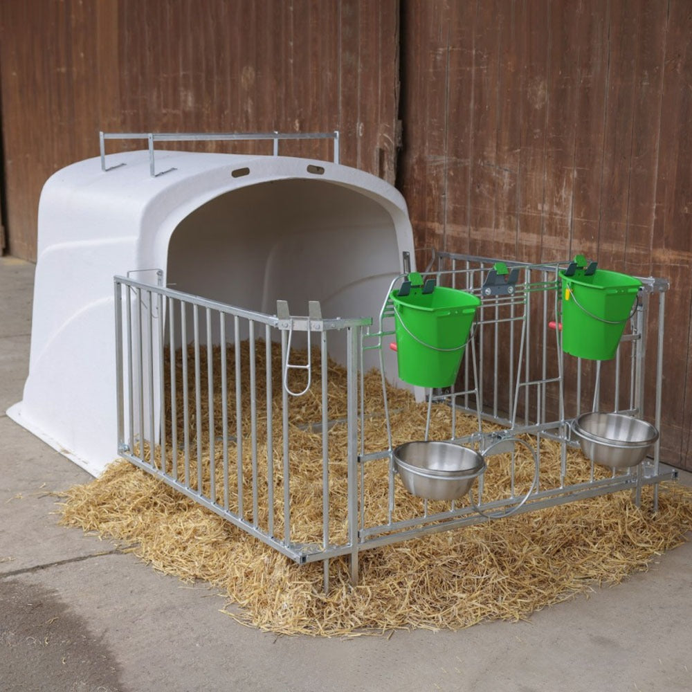 CalfHouse Premium DUO mit Umzäunung