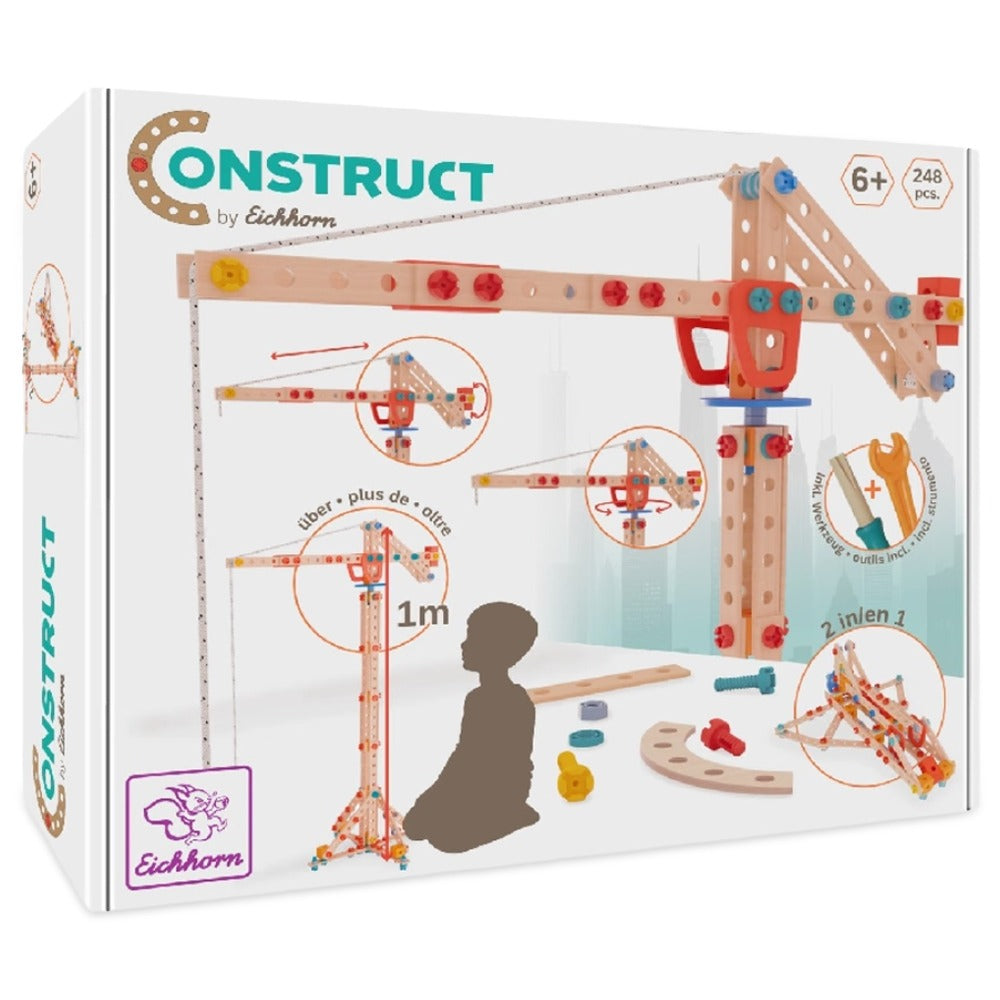 EH Construct Crane – Wooden Toy