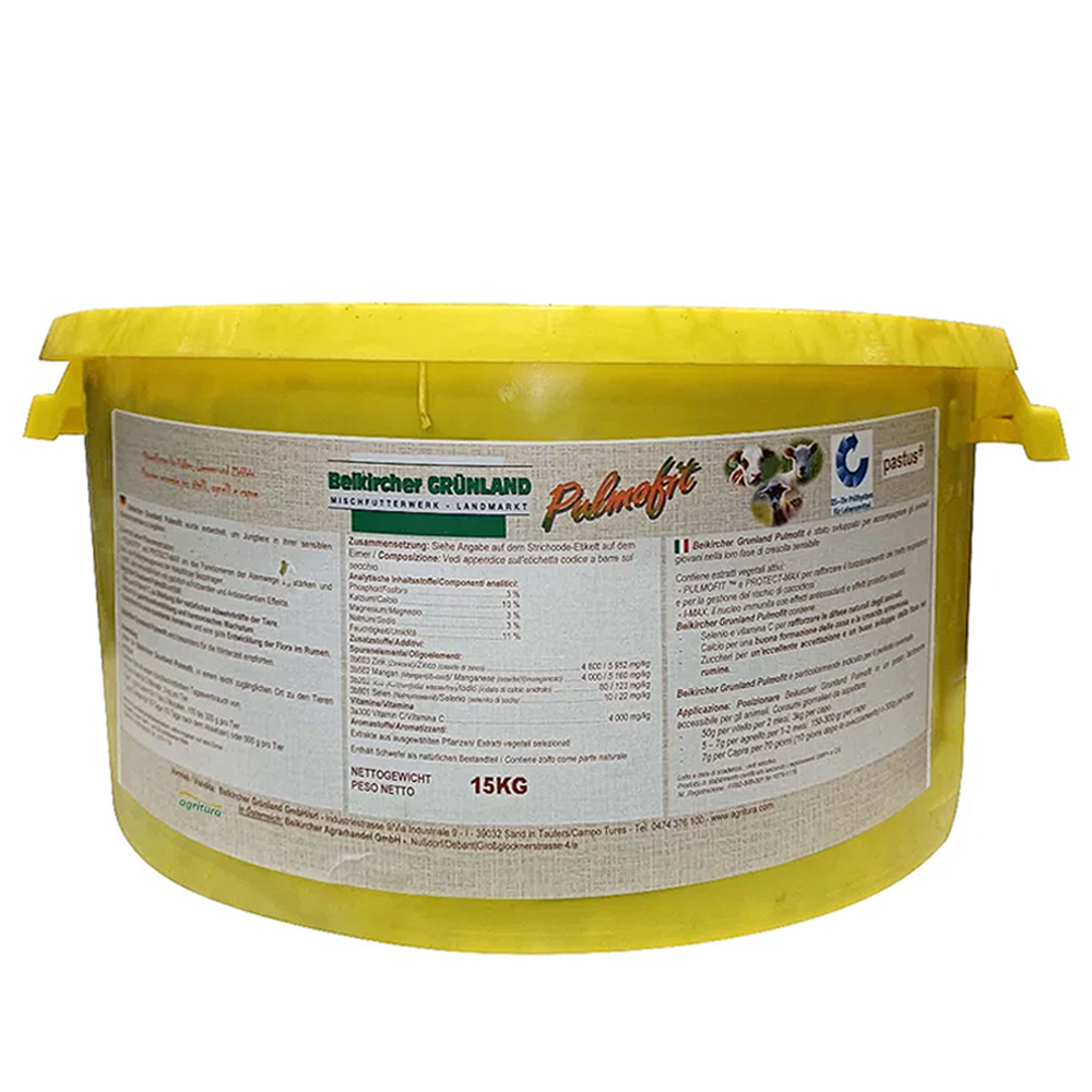 Blocco Minerale Beikircher PulmoFit 15 kg Calcio per una Sana Formazione Ossea