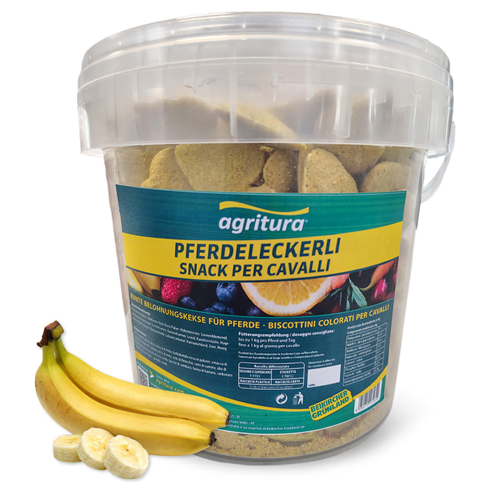 Agritura Snack per Cavalli – Leckerlimix Naturale 3,3L