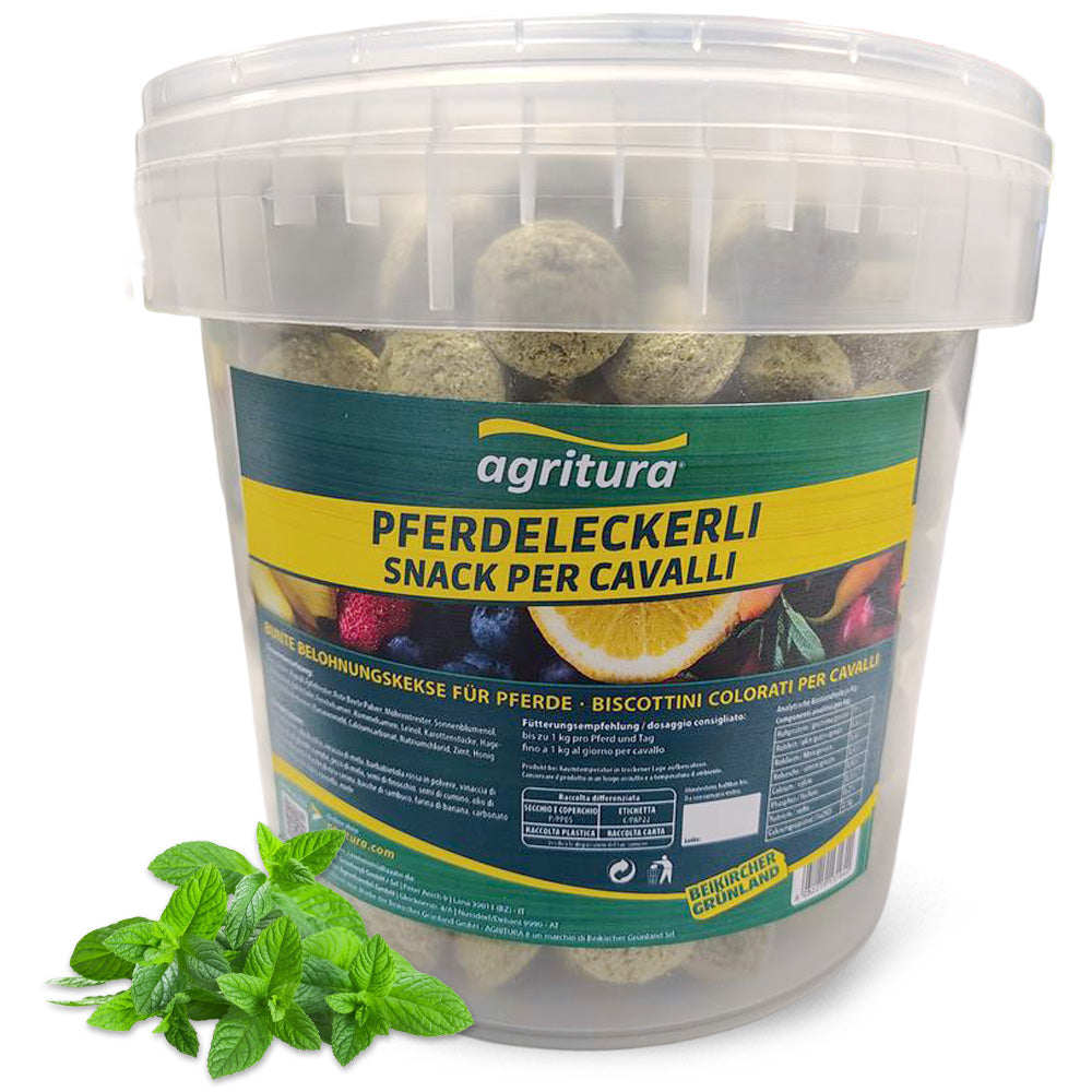 Agritura Snack per Cavalli – Leckerlimix Naturale 3,3L