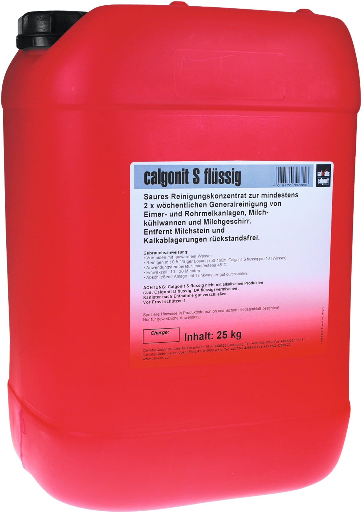 Calgonit S Flüssig 25kg für säurehaltige Kontrastreinigung