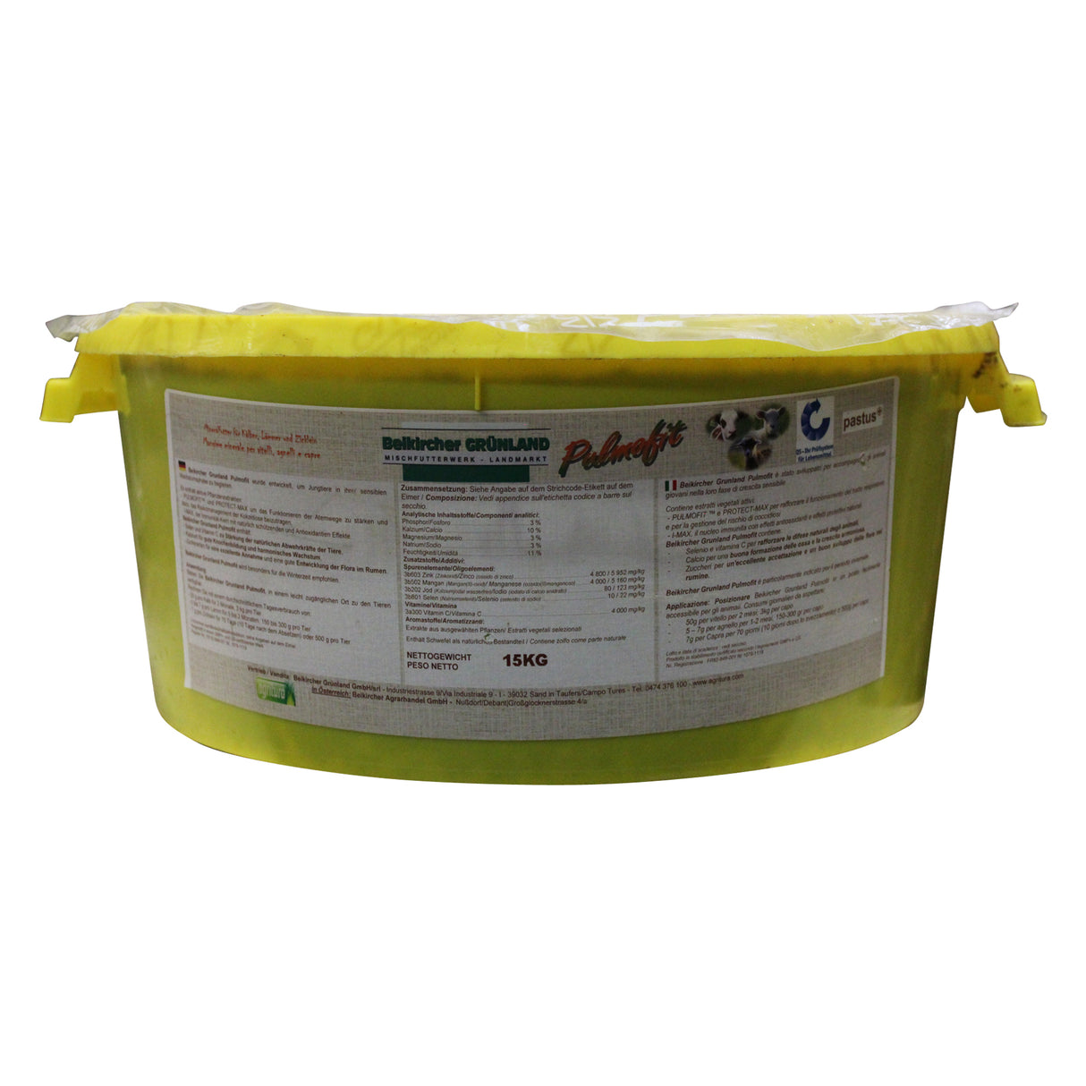 Blocco Minerale Beikircher PulmoFit 15 kg Calcio per una Sana Formazione Ossea