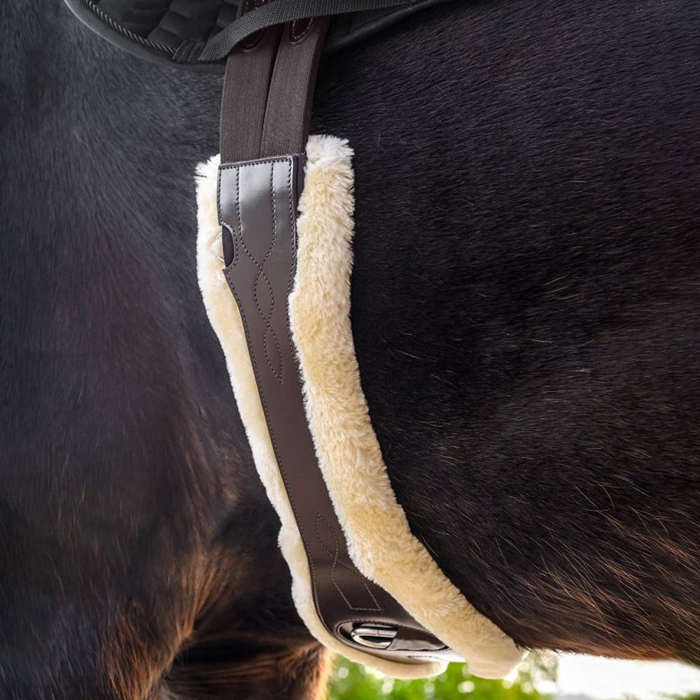 Waldhausen Leather Girth with ECO Wool Anatomical Design