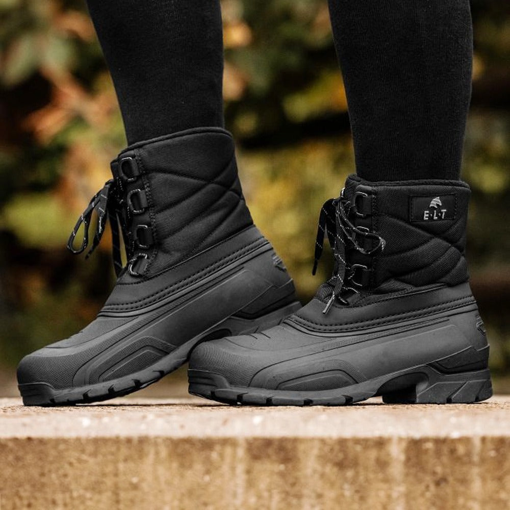 Chicago Thermal Boots Black Waterproof Fleece Lined Riding Shoes