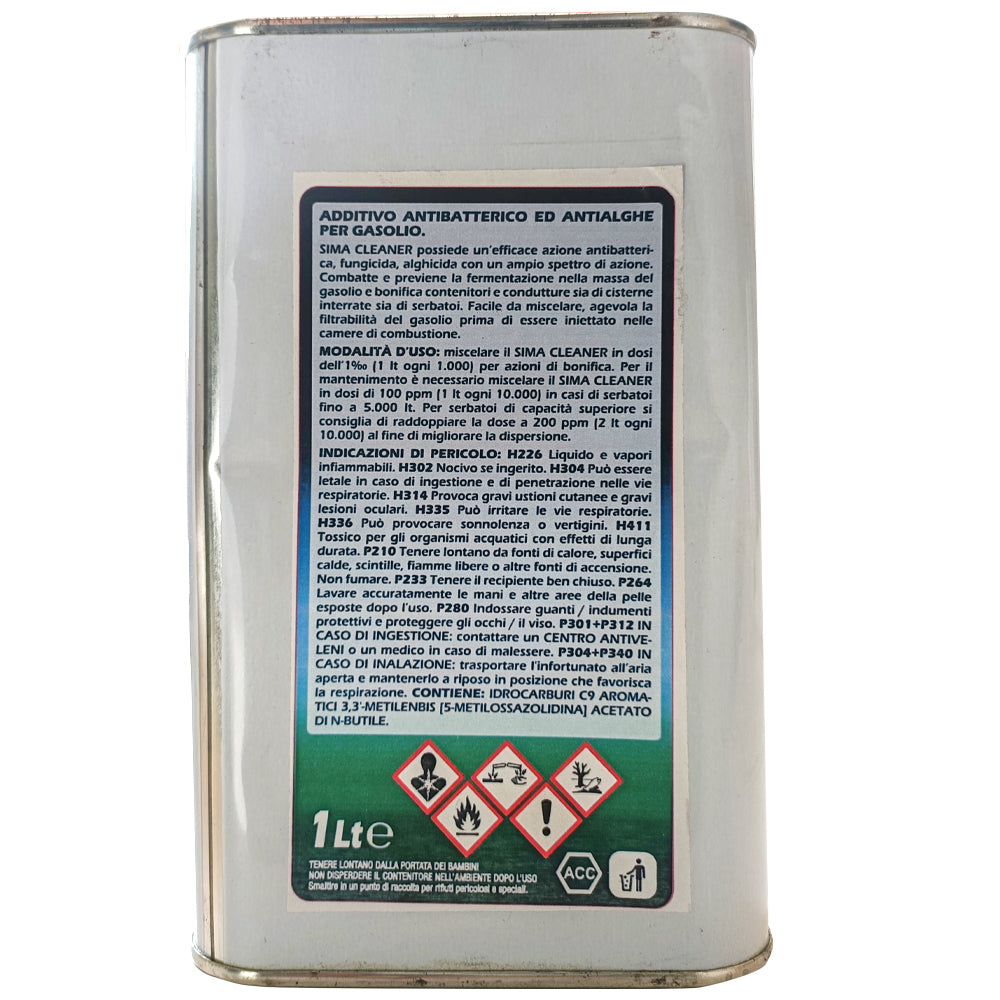 Sima cleaner antibatterico per gasolio