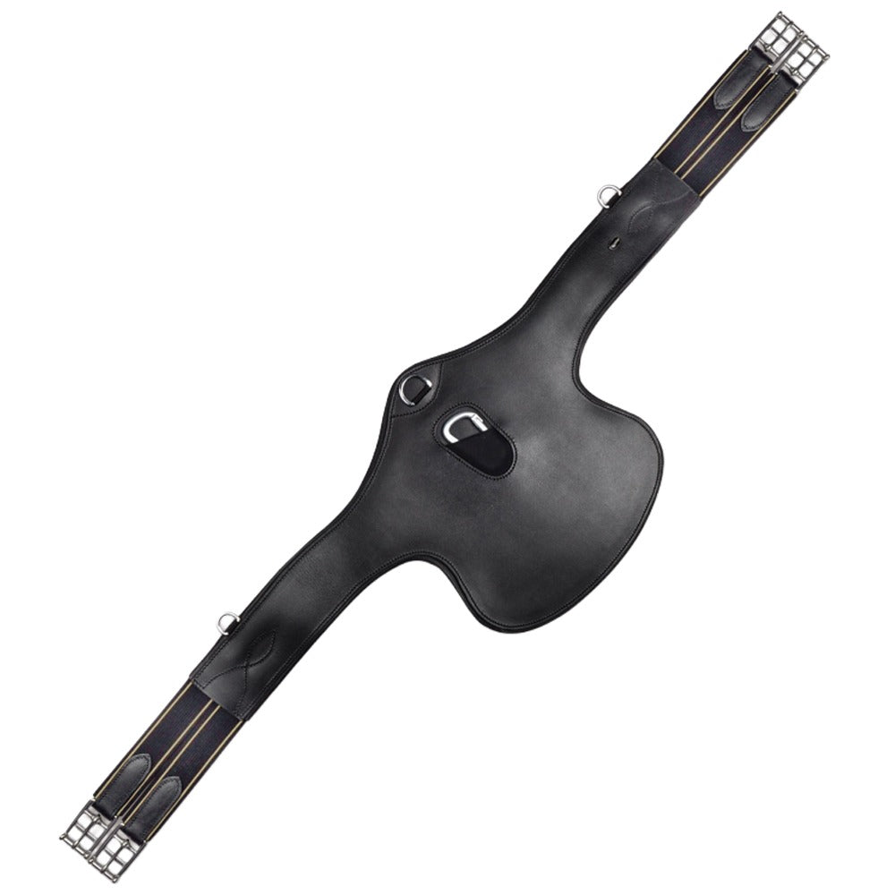 Leather Girth with Belly Guard