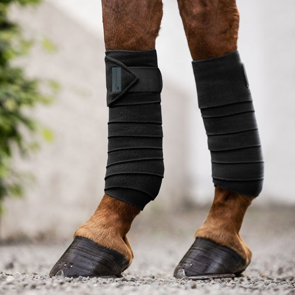 Bende In Pile Basic Set Da 4 Con Custodia Per Cavalli