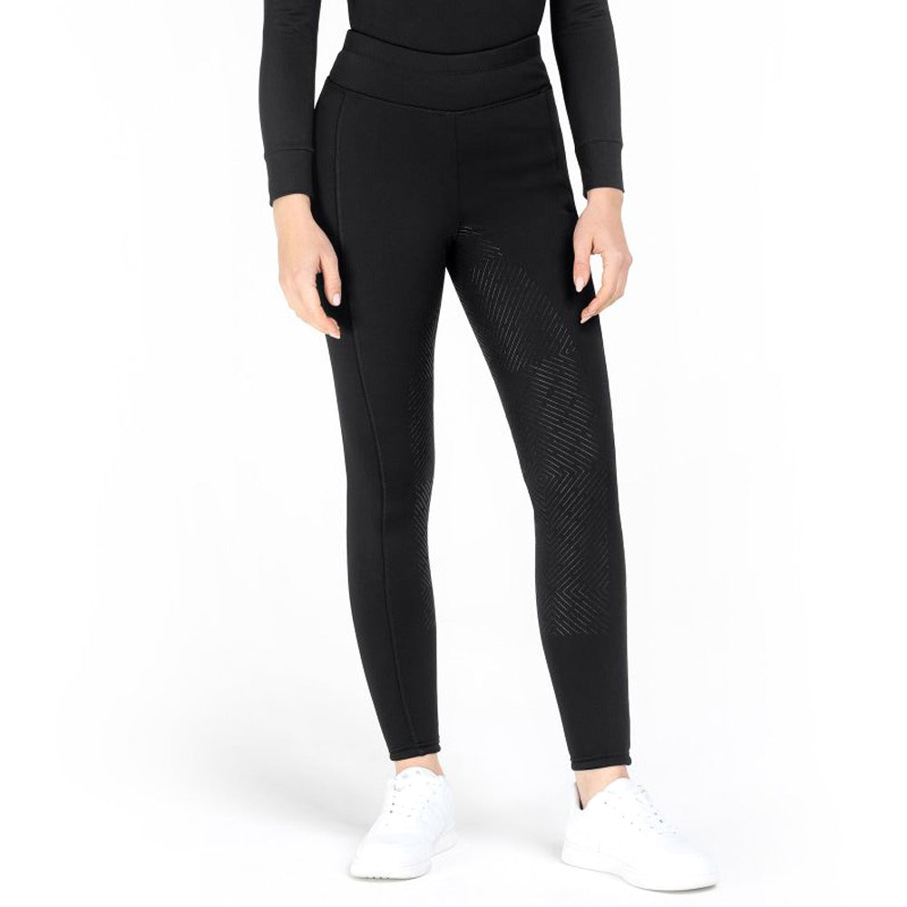 Thermo Reitleggings Rica Damen Teddy Fleece Silikon Komfort