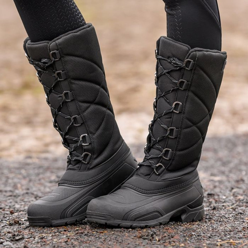 Cleveland Thermal Riding Boots Black Waterproof Winter Equestrian