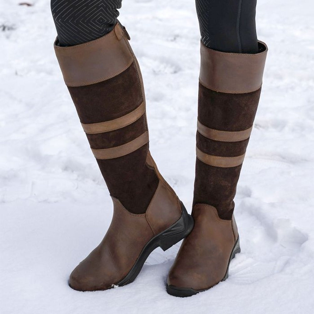 Oakland Winter Stallstiefel Braun Warmer Komfort Reitsport