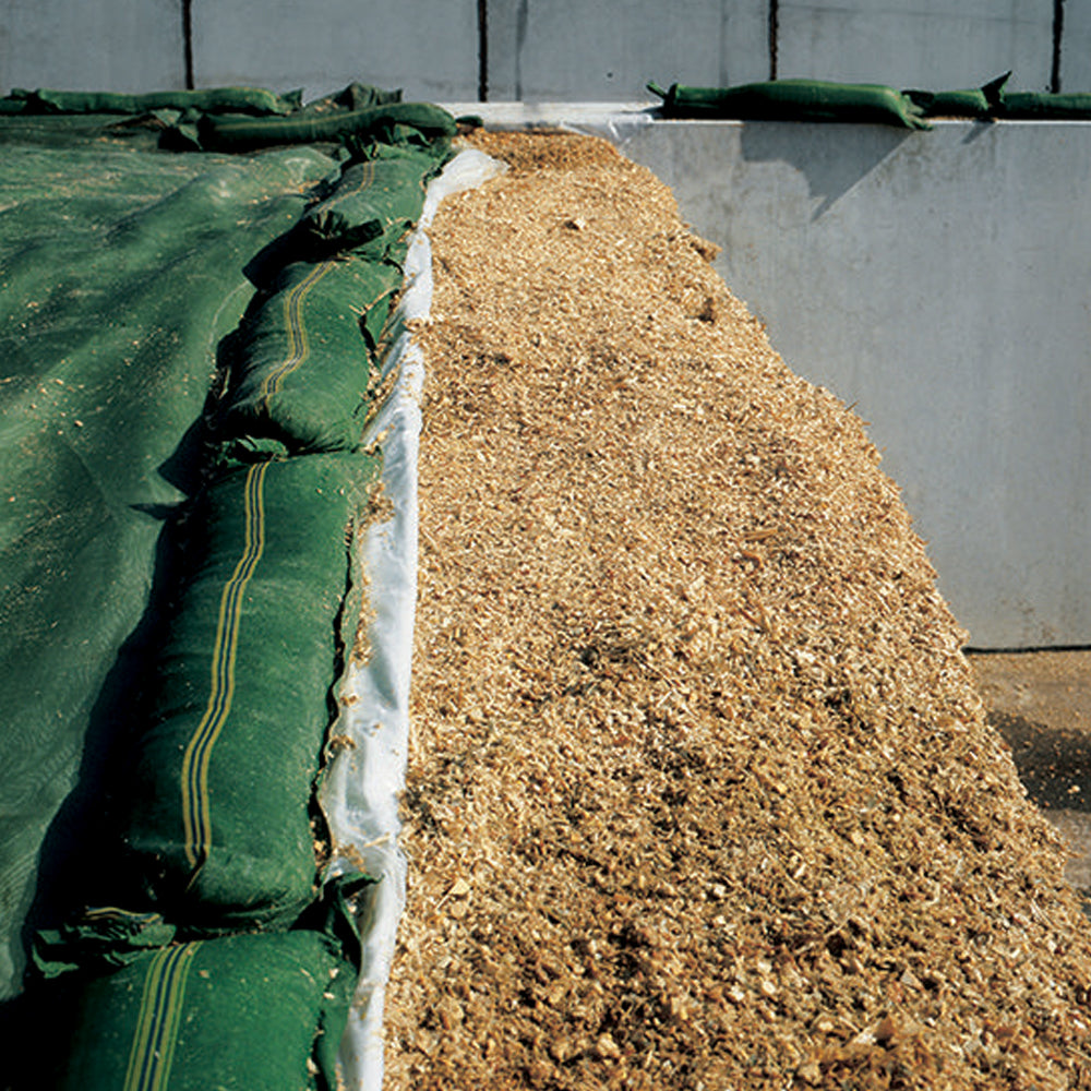 Sacchetti di sabbia verdi per insilato 27x120 cm con manico