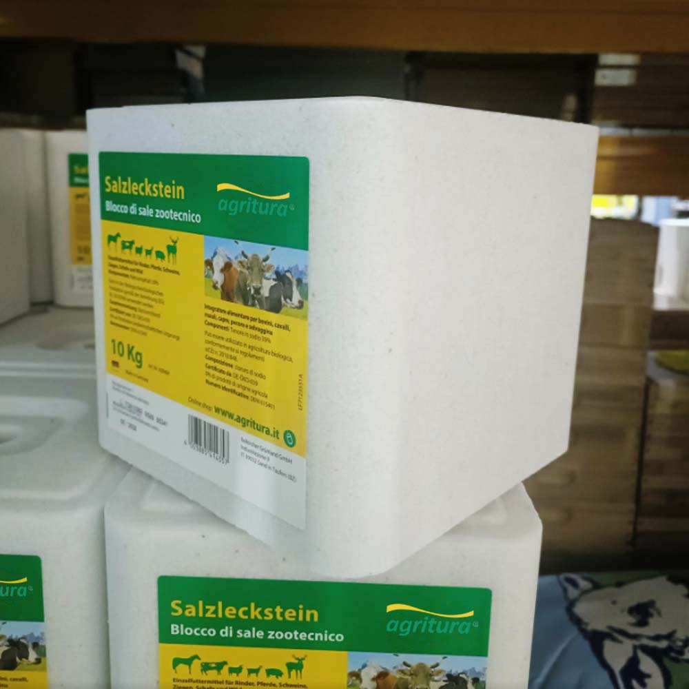 Blocco Salino per Animali da Fattoria
