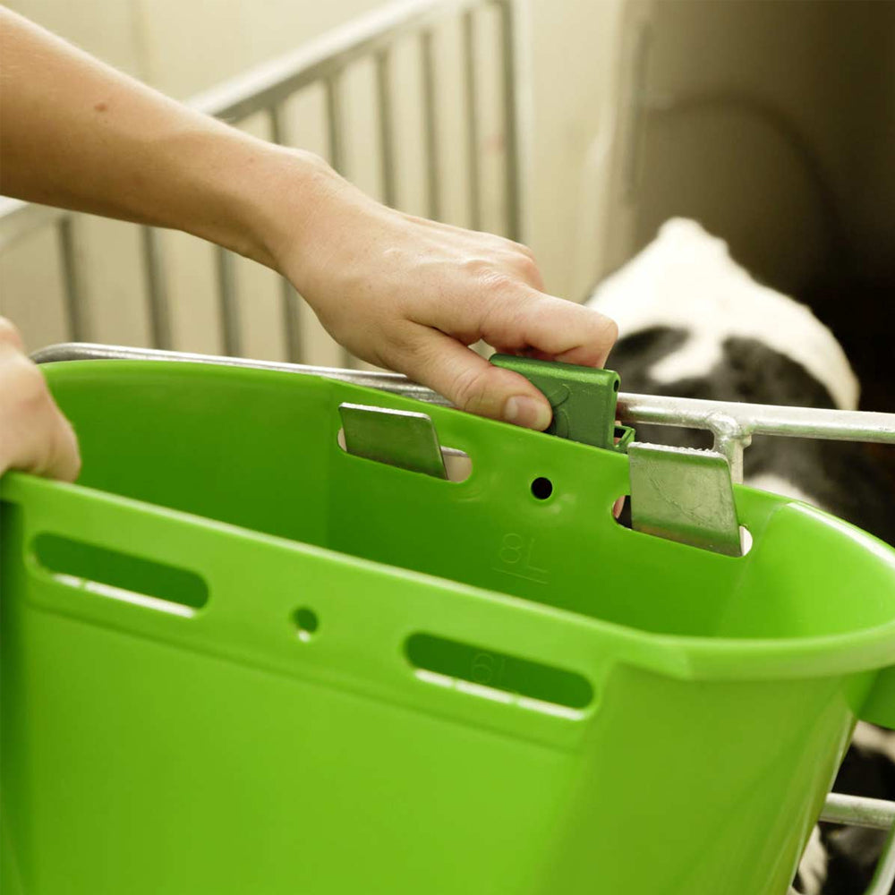 Accessori per l'allevamento dei vitelli Piastra di sospensione secchi in metallo