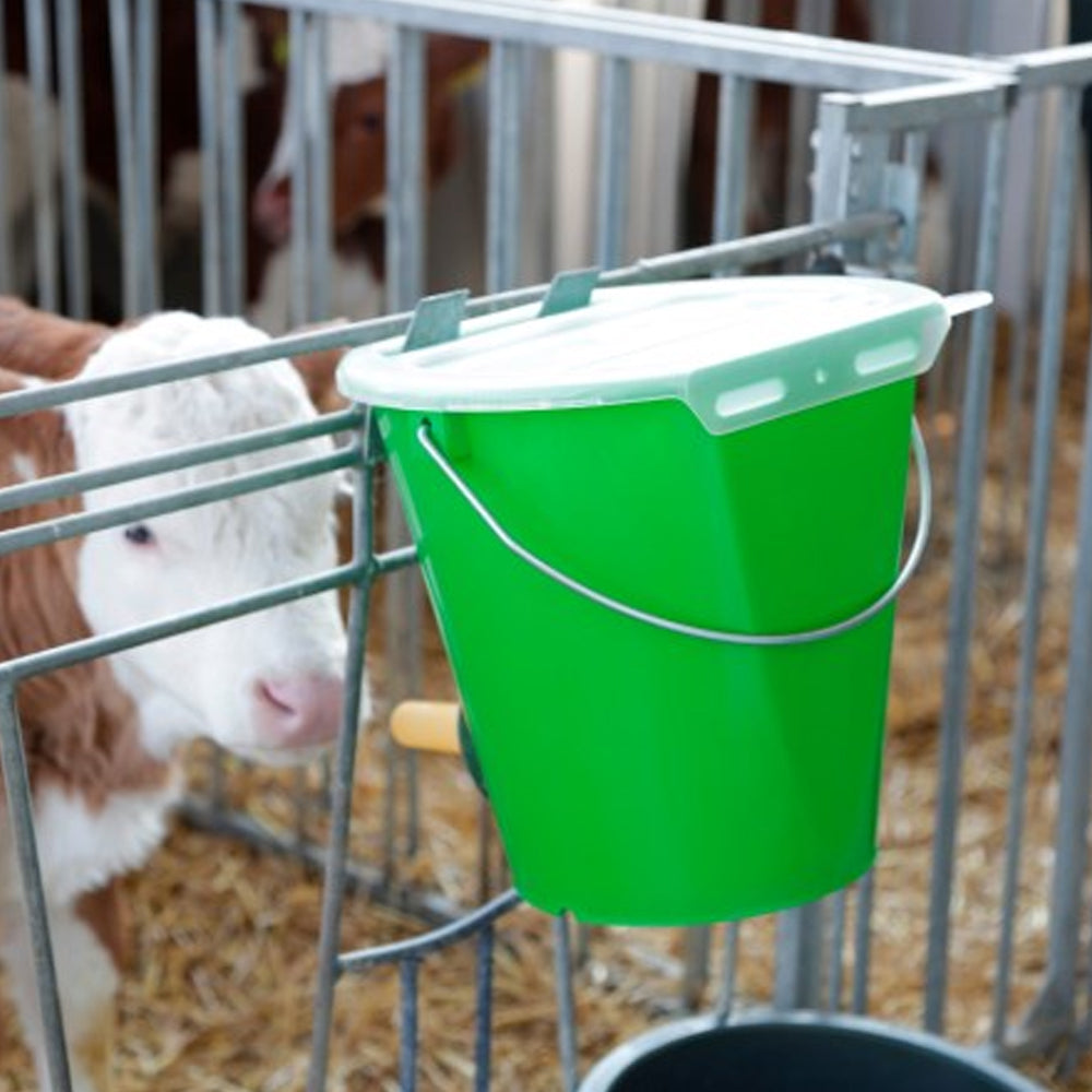 Accessori per l'allevamento dei vitelli Piastra di sospensione secchi in metallo