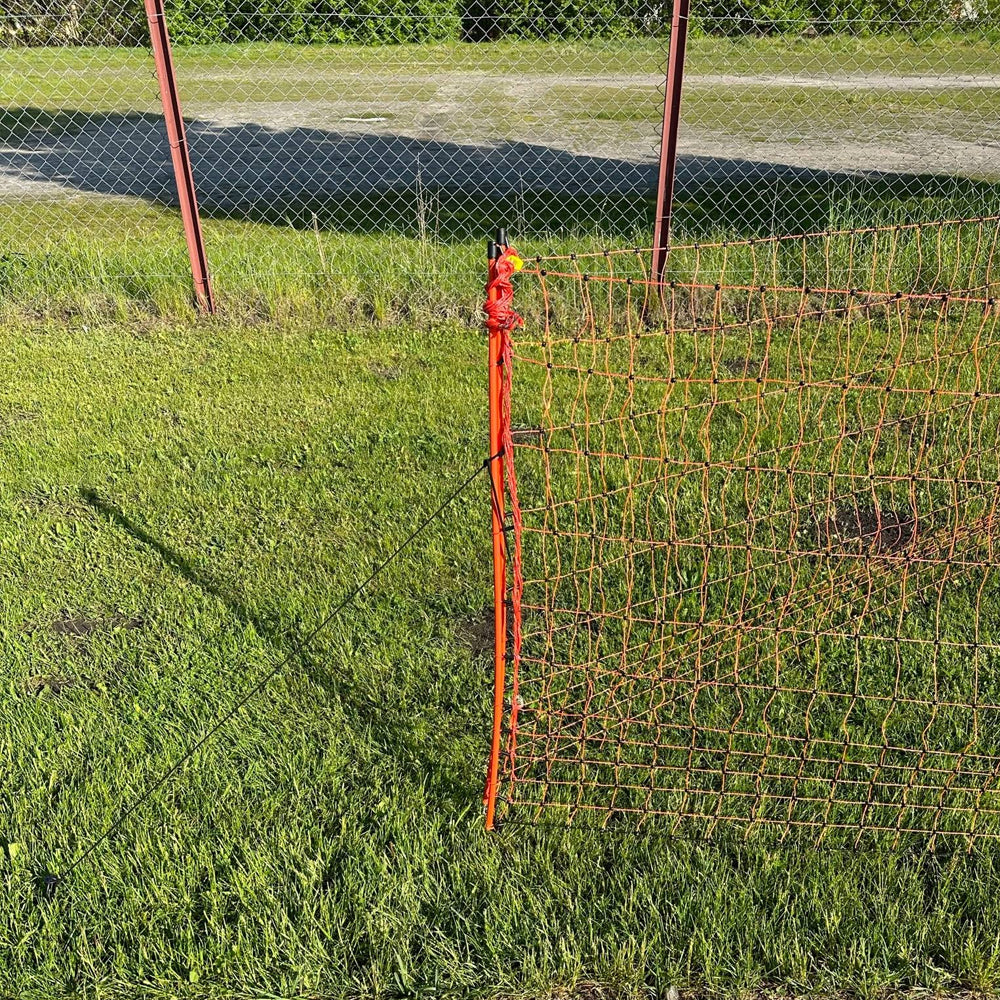 Rete ovina elettrificabile arancione OviNet per uso universale