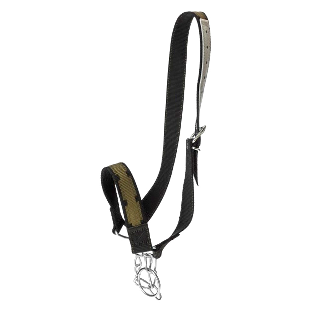 Cavezza per Bovini con Catena al Mentone con pelle