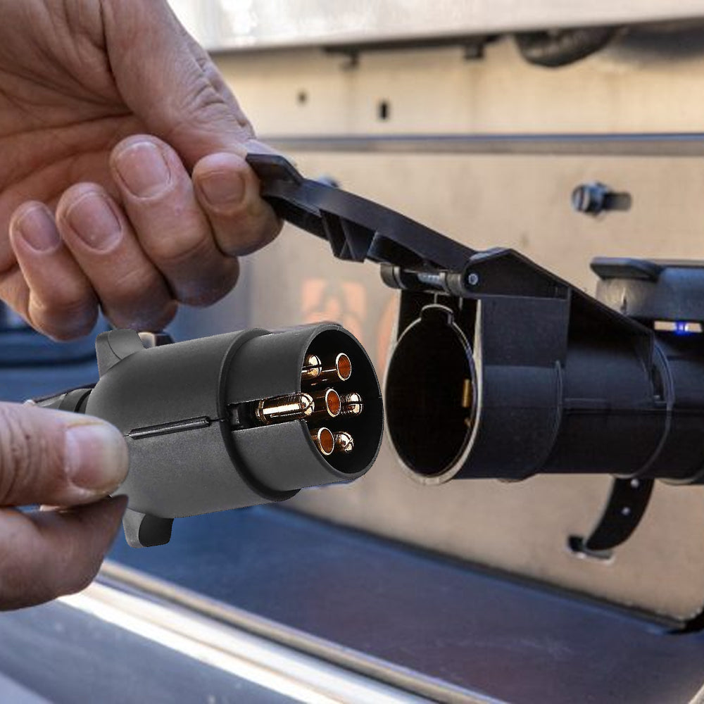 Connettore Spina a 7 Poli per Rimorchi e Caravan