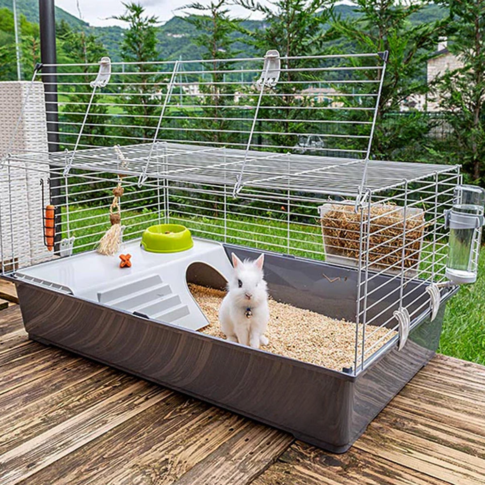 RABBIT 100 Gabbia per conigli e porcellini d'india